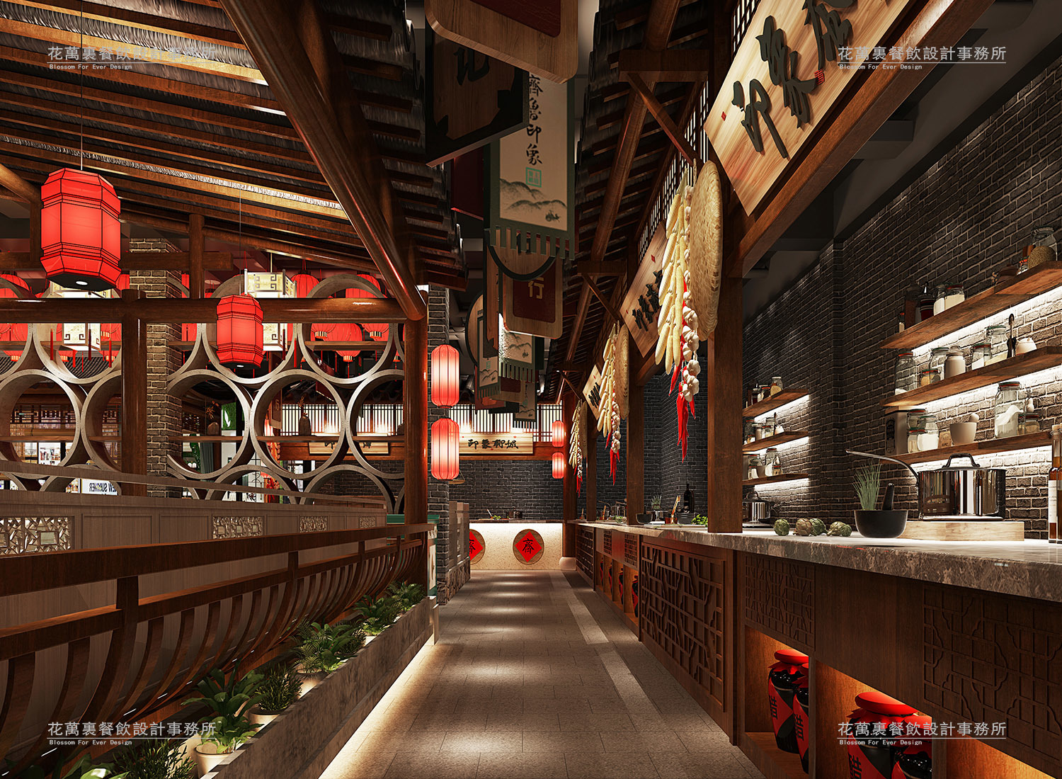 餐廳設(shè)計：小龍坎門店設(shè)計風(fēng)格分析
