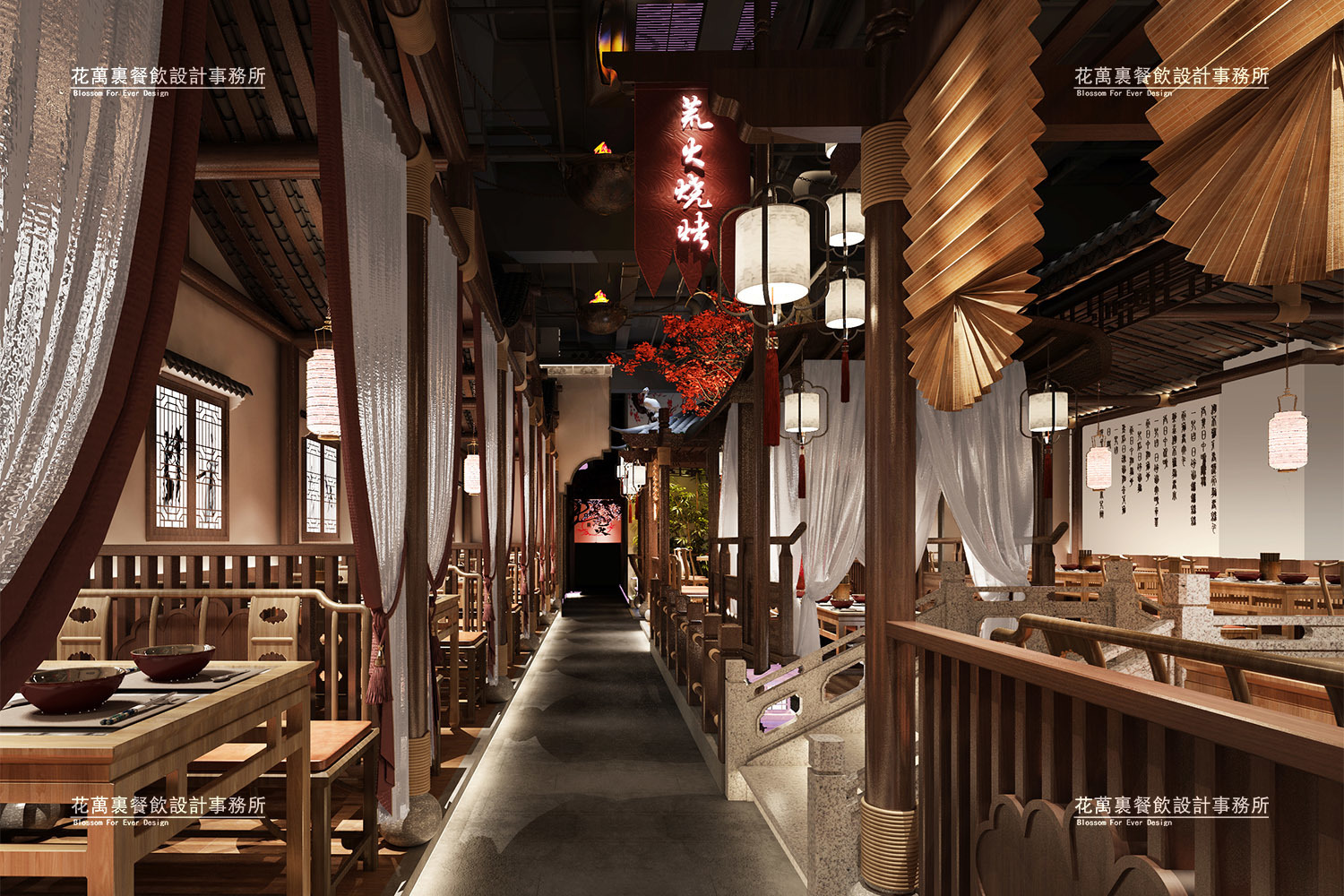 木屋燒烤的門店設(shè)計(jì)風(fēng)格是如何的？
