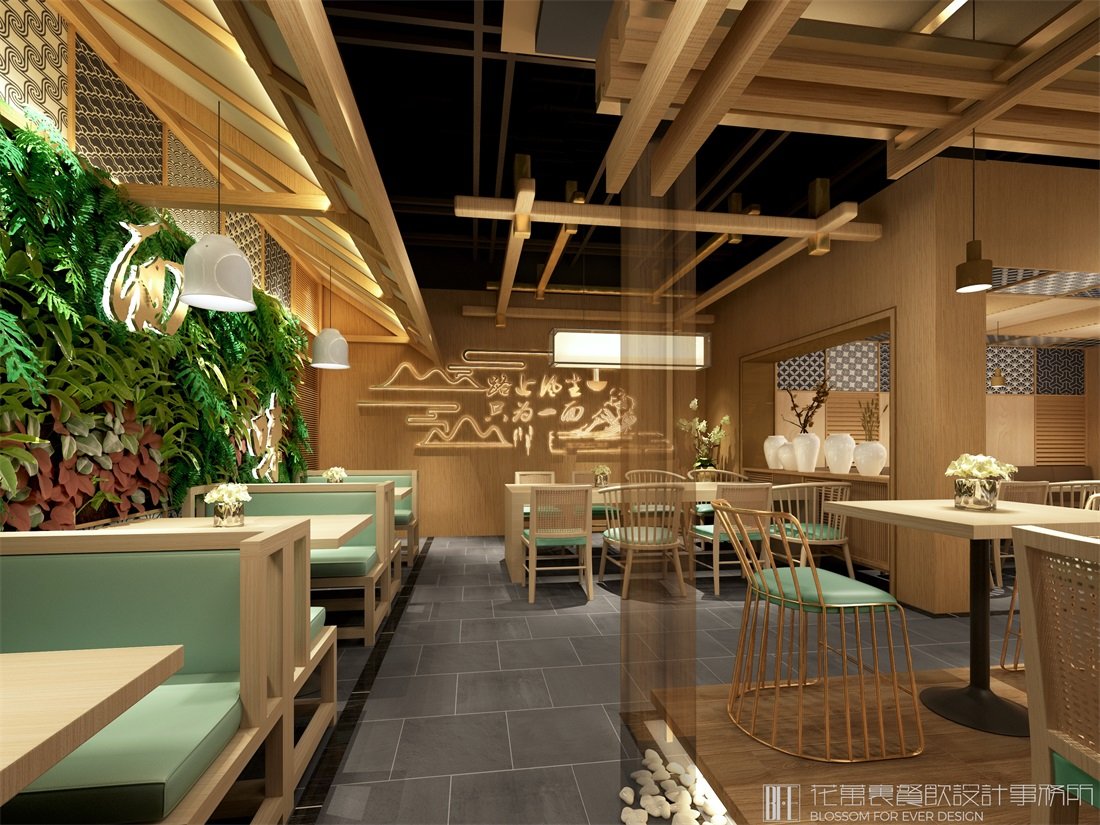 深圳餐廳設(shè)計(jì)：餐飲店的柱子，該如何做隱藏式處理和設(shè)計(jì)!