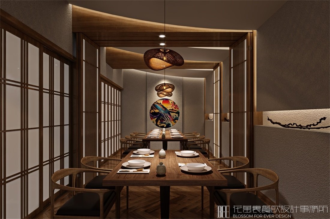 優(yōu)雅又簡約的日料餐廳設(shè)計(jì)，這樣設(shè)計(jì)的日料店充滿了日式風(fēng)情！