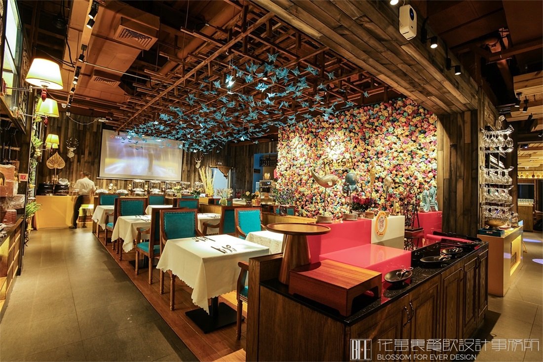 餐廳自助餐臺設(shè)計與布置！