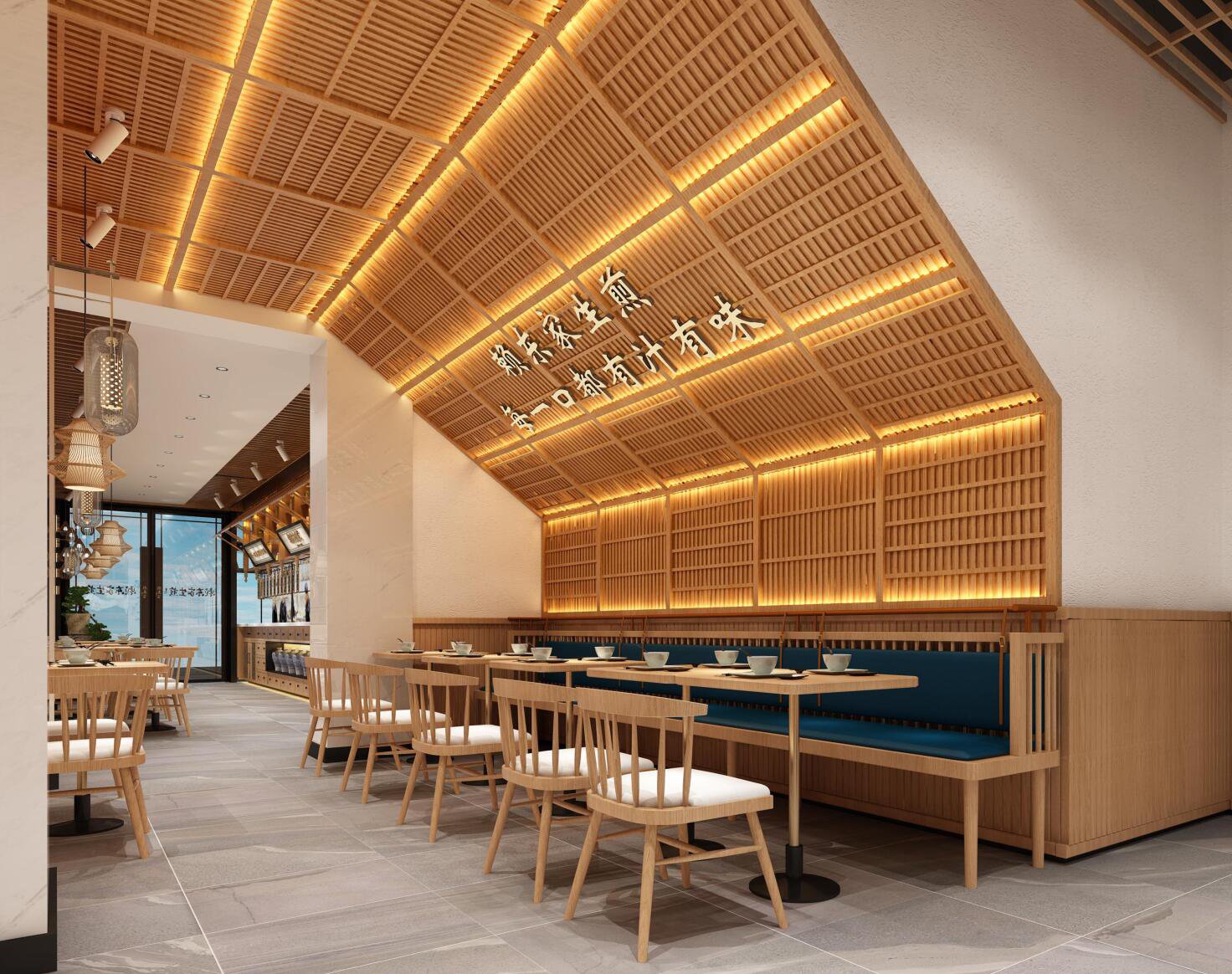 【賴東家生煎】小吃店餐飲空間設(shè)計(jì)案例