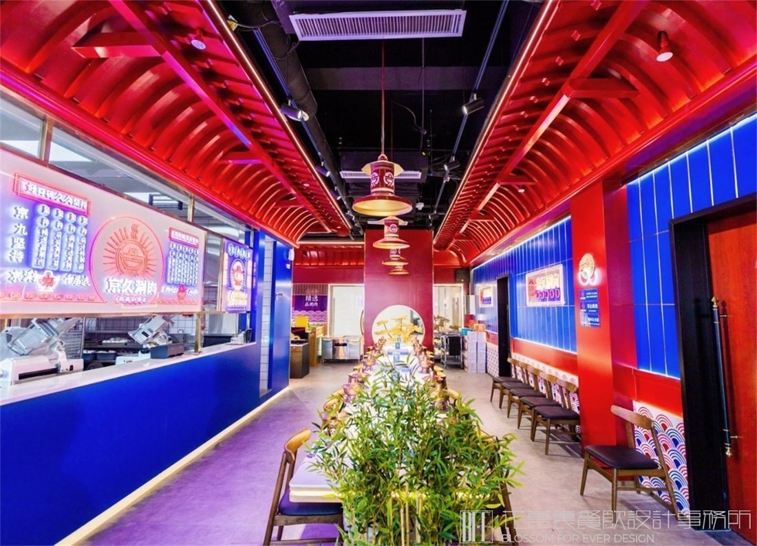 【京久涮肉】火鍋店餐飲全案策劃設(shè)計(jì)案例圖片 4
