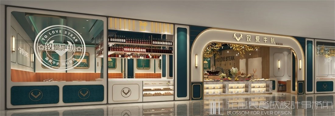 【致愛牛扒】自助餐餐飲全案策劃設計案例圖片 10