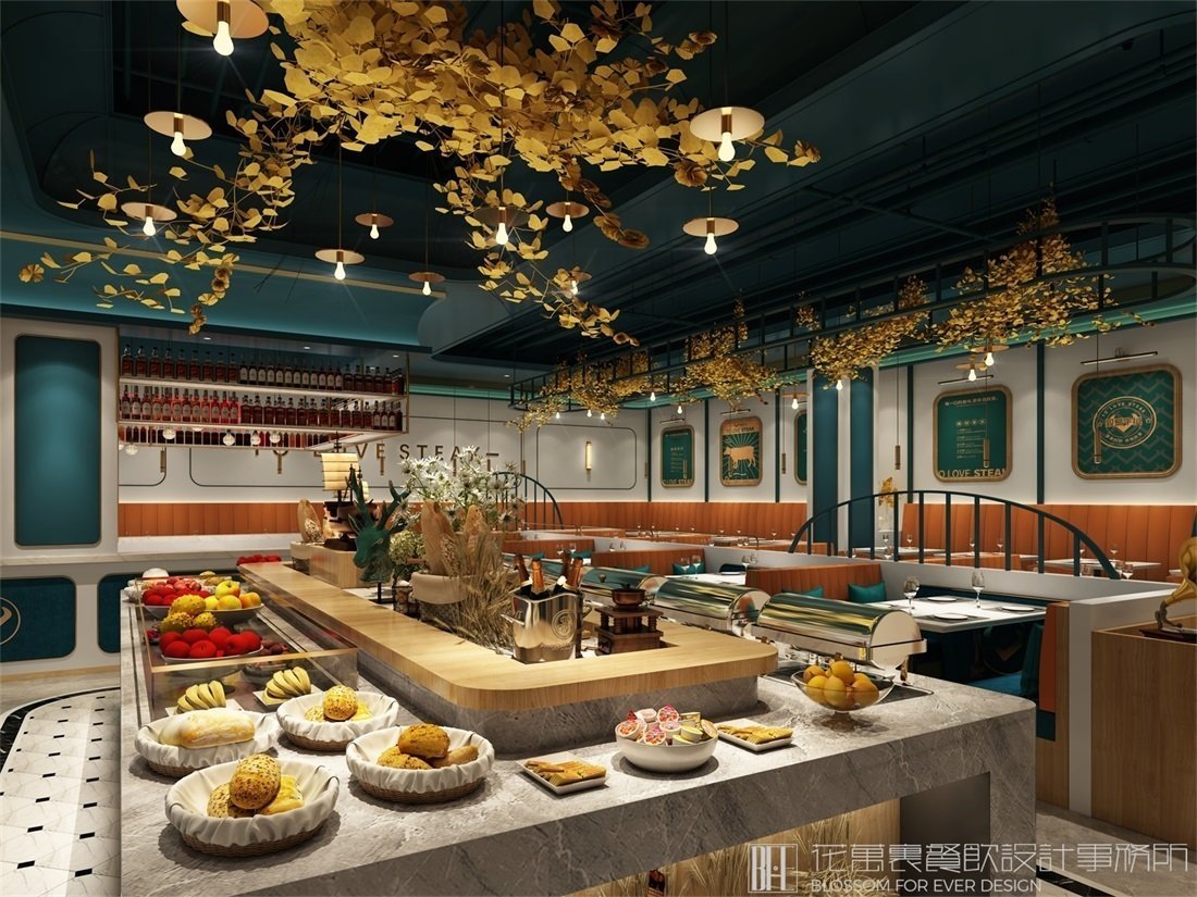 【致愛牛扒】自助餐餐飲全案策劃設計案例圖片 15