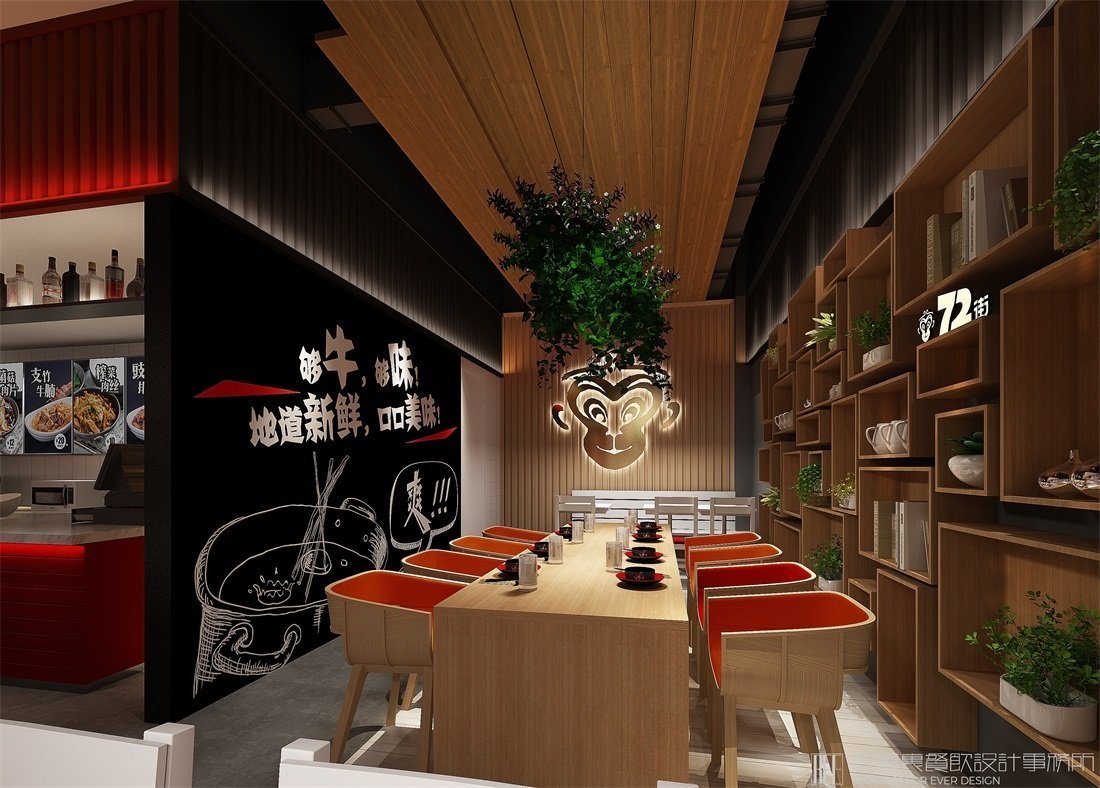 【72街】快餐店餐飲空間設計案例圖片2