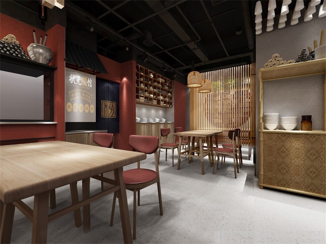 【狀元粉館】米粉店餐飲空間設計案例圖片 5