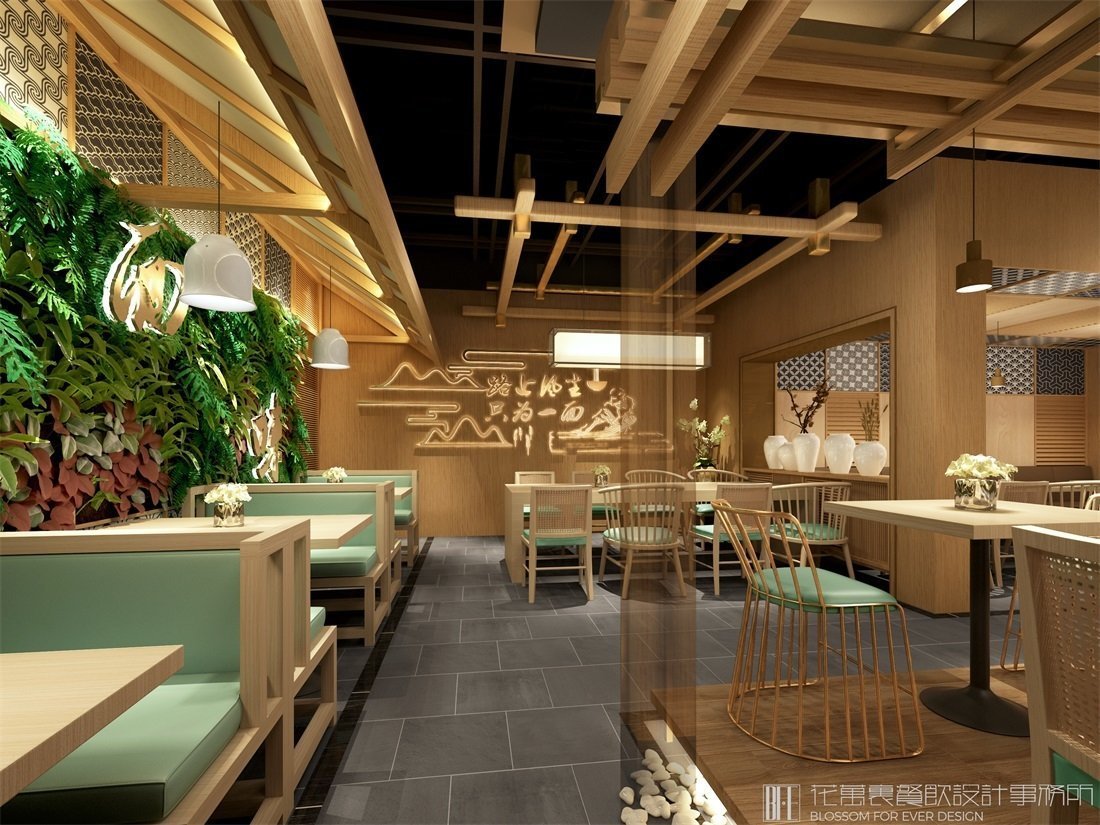 【麥未面屋】面館餐飲空間設(shè)計案例圖片 3