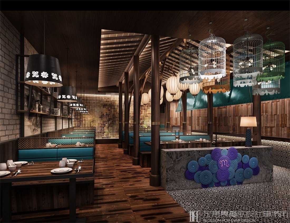 【粥原地】中餐餐飲空間設(shè)計案例圖片 4