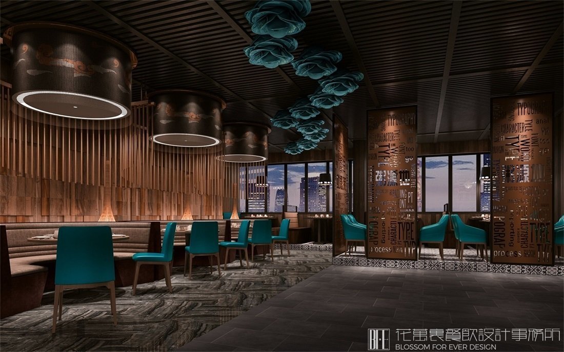 【粥原地】中餐餐飲空間設(shè)計案例圖片 5