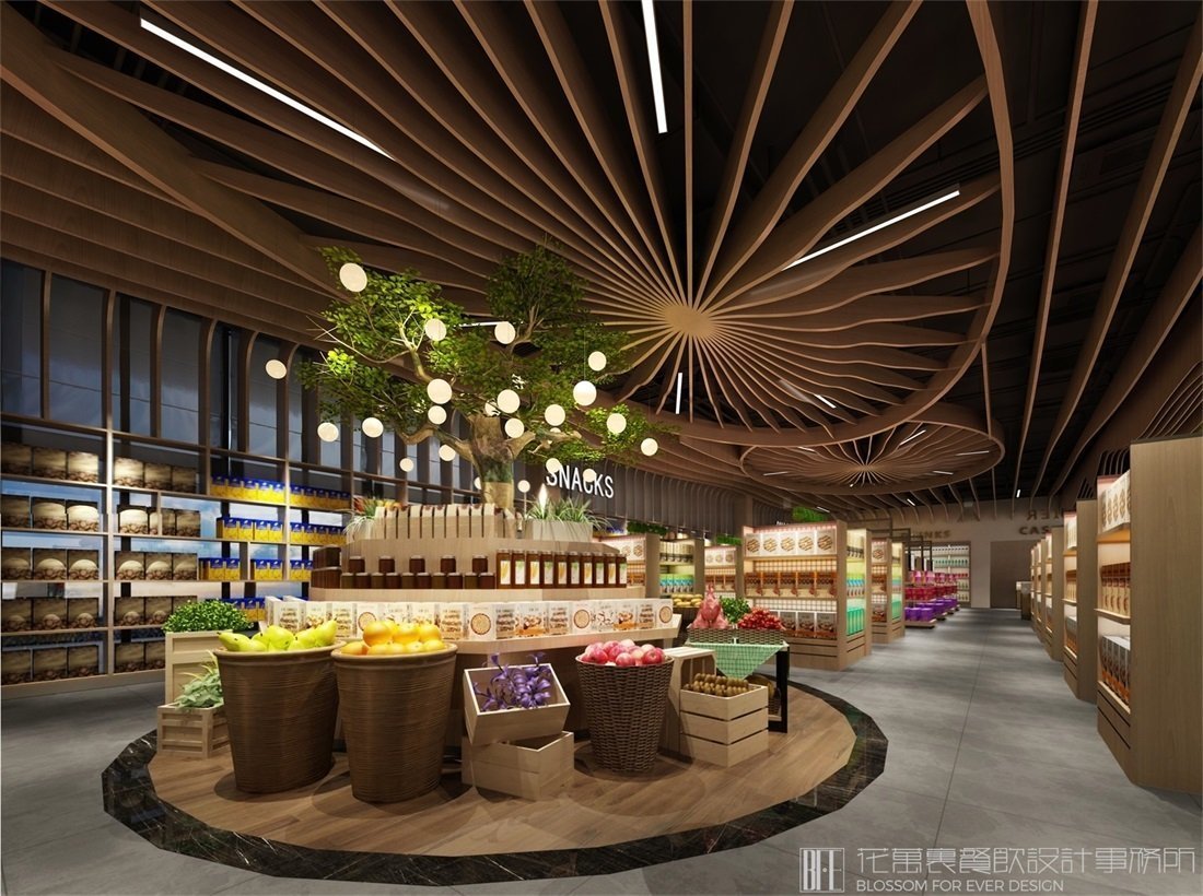 【睿魯印象】超市餐飲空間設(shè)計(jì)案例圖片 2