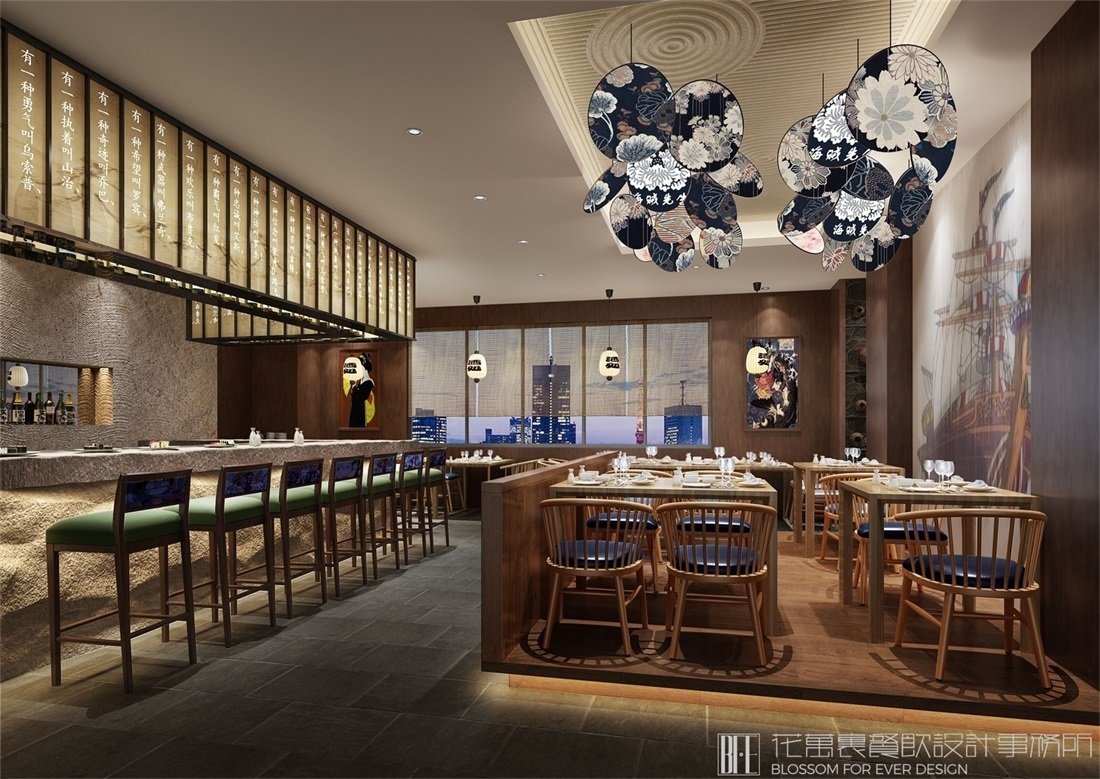 【海賊王】日料餐飲空間設(shè)計(jì)案例圖片 4