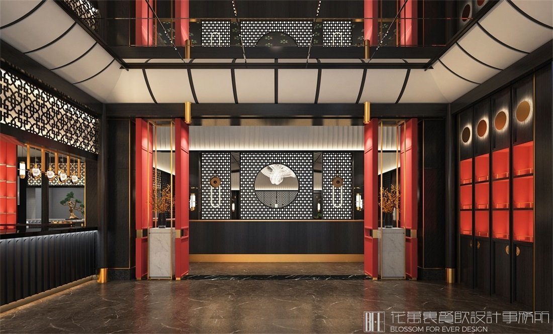 【東來(lái)順】火鍋店餐飲空間設(shè)計(jì)案例圖片 4