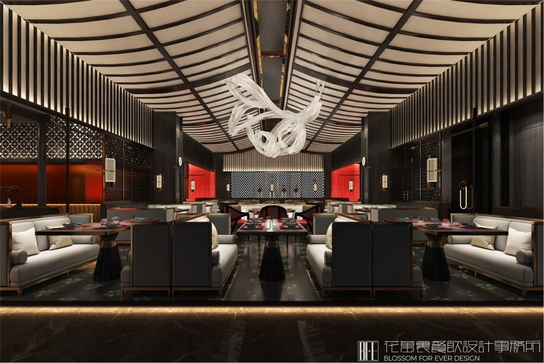 【東來(lái)順】火鍋店餐飲空間設(shè)計(jì)案例圖片 5