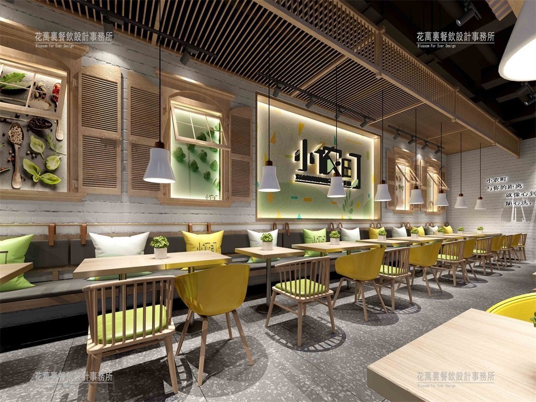【小農(nóng)町】快餐店餐飲全案策劃設(shè)計案例圖片 18