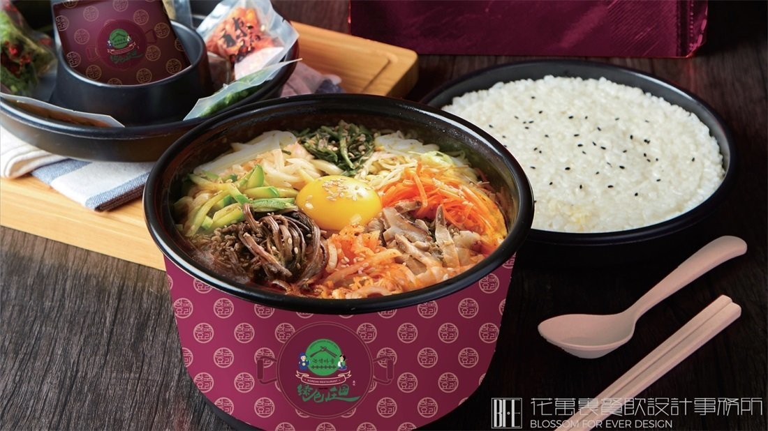 【綠色莊園】韓料餐飲全案策劃設計案例圖片 21