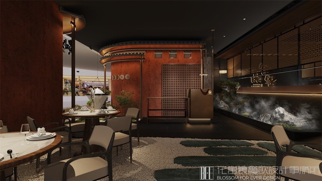 【淡水人家】中餐餐飲空間設(shè)計(jì)案例圖片 3