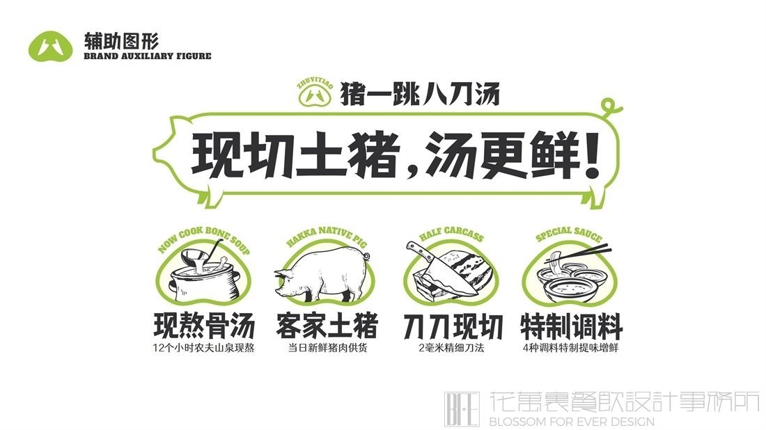 【豬一跳】面館餐飲全案策劃設(shè)計(jì)案例圖片 9