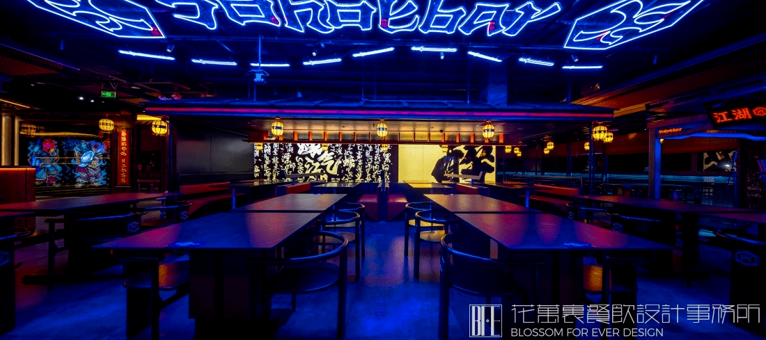 【燒蠔幫】燒烤店餐飲空間設(shè)計(jì)案例 5