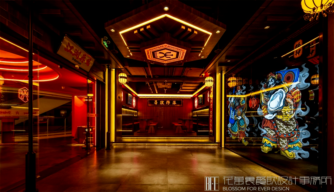 【燒蠔幫】燒烤店餐飲空間設(shè)計(jì)案例 7