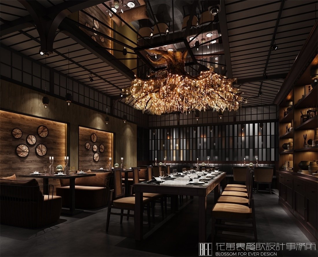 【小宴風(fēng)云】中餐餐飲空間設(shè)計(jì)案例圖片 7