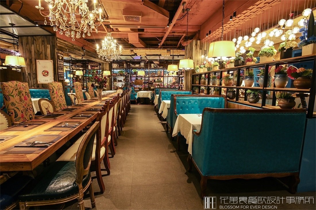 【領(lǐng)鮮】自助餐餐飲空間設(shè)計(jì)案例圖片 2