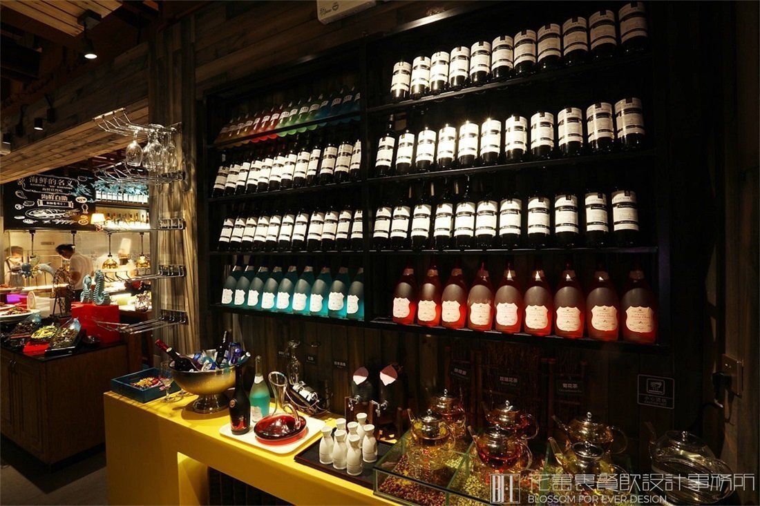 【領(lǐng)鮮】自助餐餐飲空間設(shè)計(jì)案例圖片 8