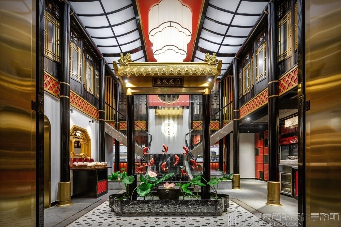 【東灶魚頭】火鍋店餐飲空間設(shè)計案例圖片 5