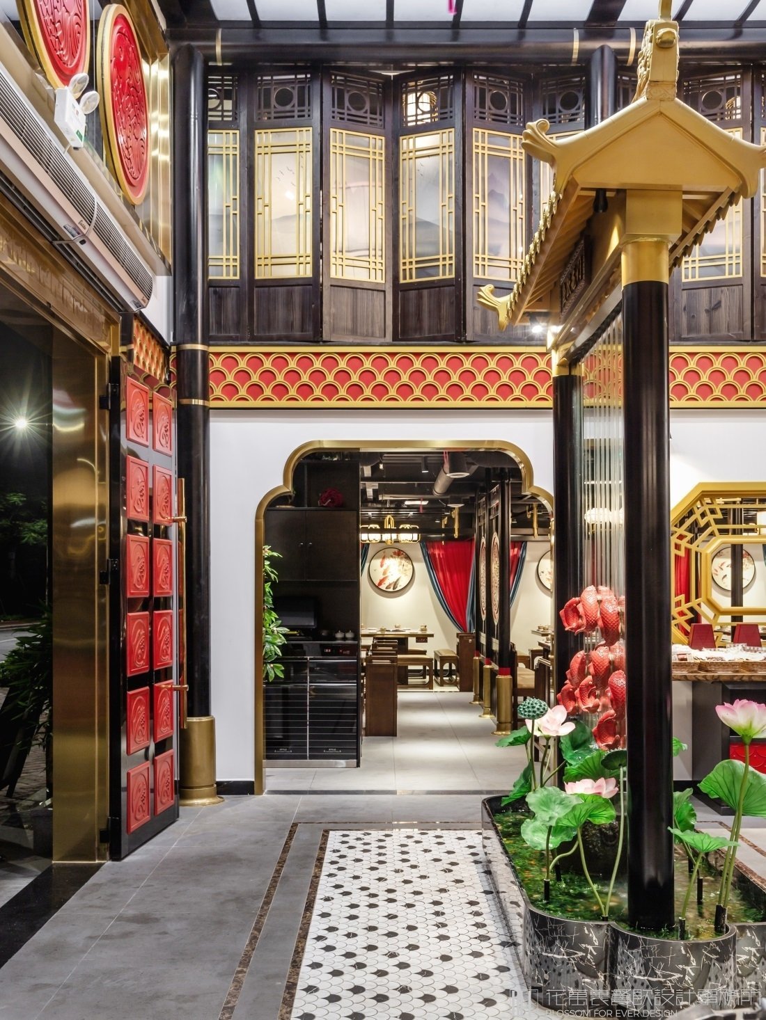 【東灶魚頭】火鍋店餐飲空間設(shè)計案例圖片 15