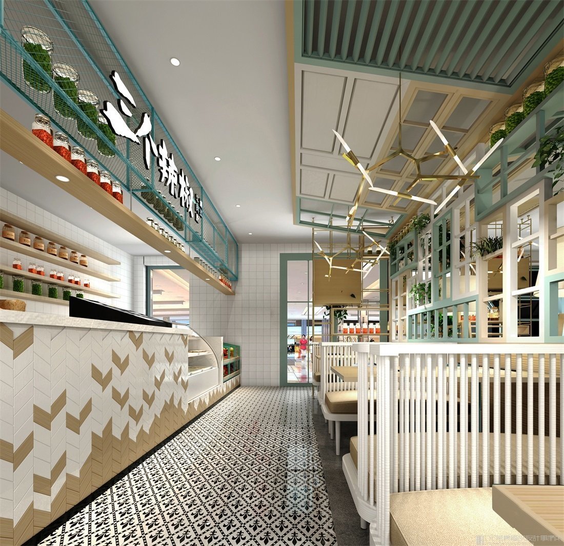 【三個辣椒】米粉店餐飲空間設(shè)計案例圖片 3