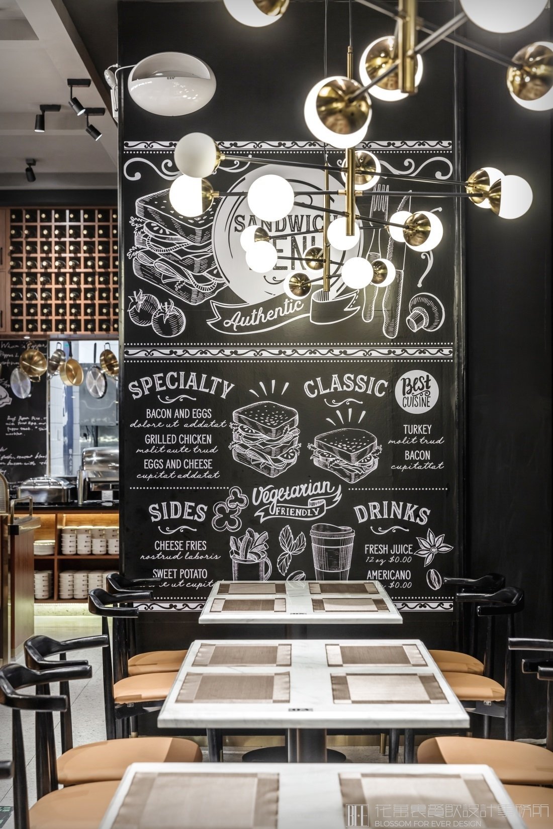 【臺北牛扒】自助餐餐飲空間設(shè)計案例圖片 12