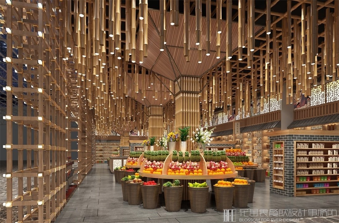 【新鄭服務(wù)區(qū)】中餐餐飲空間設(shè)計(jì)案例圖片 1