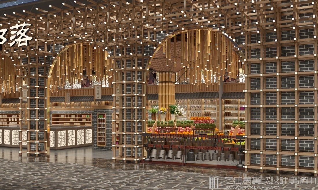 【新鄭服務(wù)區(qū)】中餐餐飲空間設(shè)計(jì)案例圖片 5
