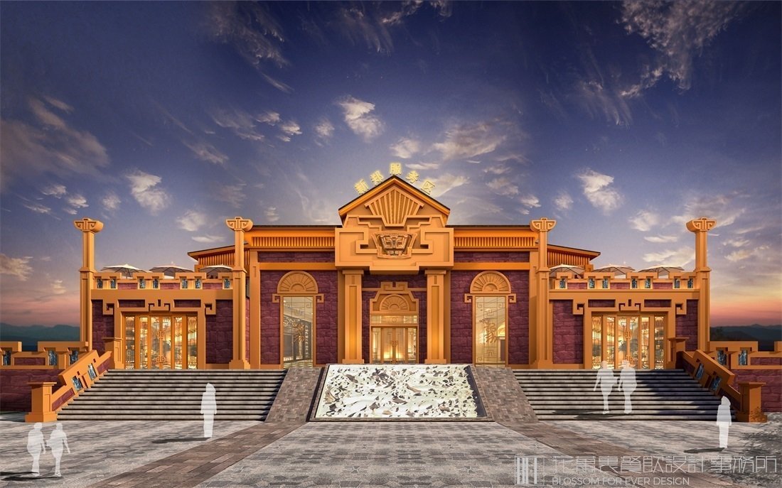 【新鄭服務(wù)區(qū)】中餐餐飲空間設(shè)計(jì)案例圖片 10