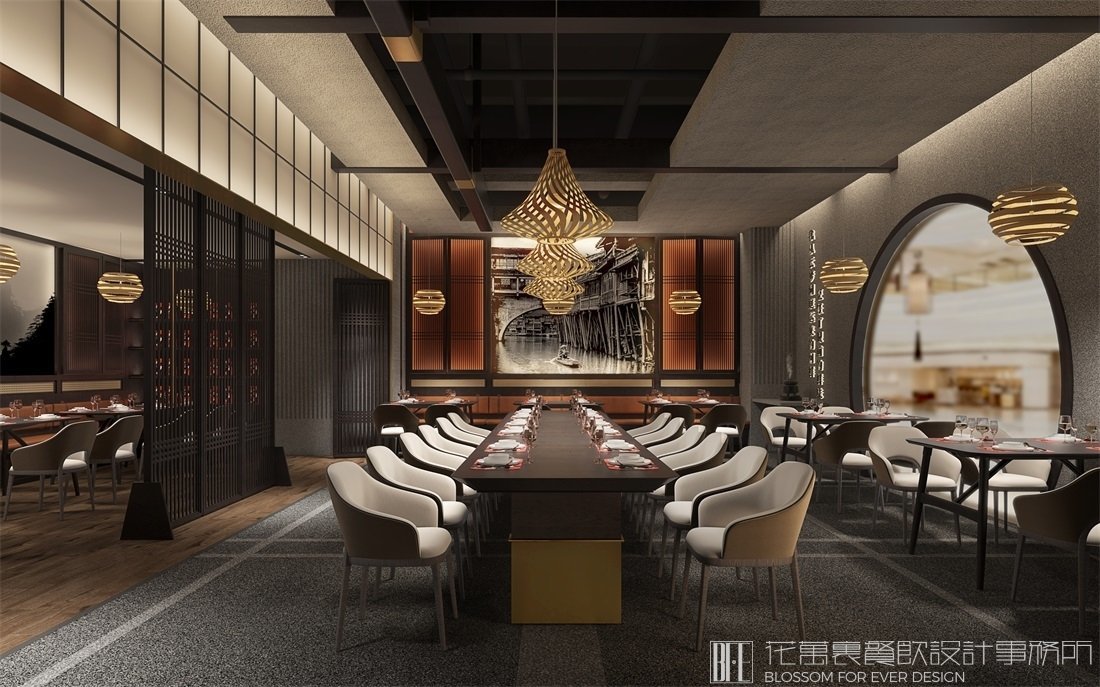 【湘古肴】中餐餐飲空間設(shè)計案例圖片 5