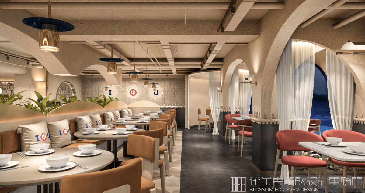 【天天中】快餐店餐飲空間設計案例圖片 6