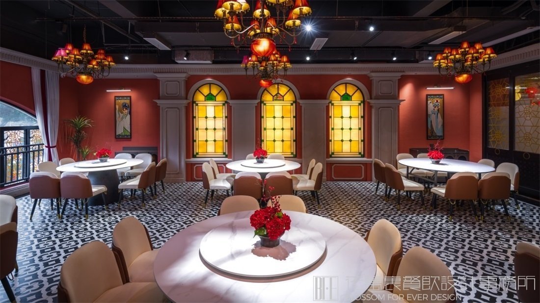 【新海府】中餐餐飲空間設(shè)計案例空間設(shè)計圖片 2