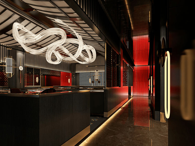 【東來(lái)順】火鍋店餐飲空間設(shè)計(jì)案例